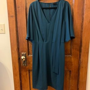 City Chic Teal Womens 18 Midi Dress